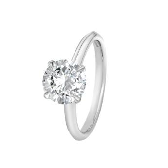 Gaia Brilliant 2 Carat Lab-Grown Diamond EngagementRing 18K White Gold 