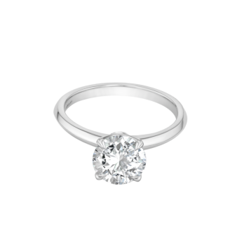 Gaia Brilliant 2 Carat Lab-Grown Diamond EngagementRing 18K White Gold 