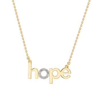 Hope Necklace in 14K Gold