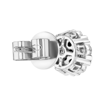 H2H  Earring  in 18K White  Gold Studded  with   Diamonds