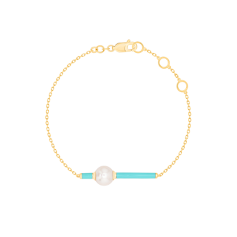 Kiku Glow Neon Freshwater Pearl Bracelet