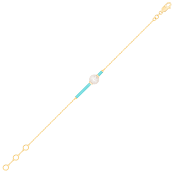 Kiku Glow Neon Freshwater Pearl Bracelet