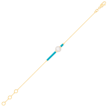 Kiku Glow Neon Freshwater Pearl Bracelet