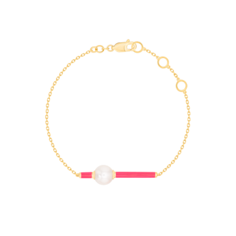 Kiku Glow Neon Freshwater Pearl Bracelet