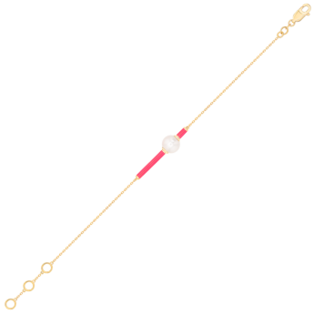 Kiku Glow Neon Freshwater Pearl Bracelet