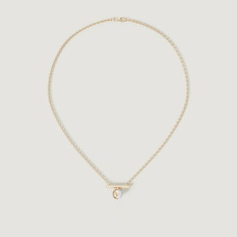 Kiku Glow Luna 18k Gold Freshwater Pearl Necklace