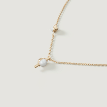 Kiku Glow Luna 18k Gold Freshwater Pearl Necklace