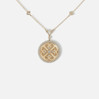 Lace Oria 18k Yellow Gold Diamond Necklace