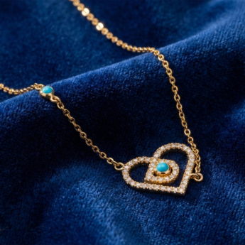 Love By Damas 18K Yellow Gold Turquoise And Diamond Bracelet