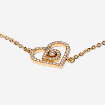 Love By Damas 18K Yellow Gold Diamond Bracelet