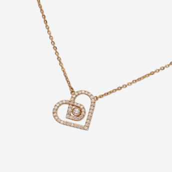 Love By Damas 18K Yellow Gold Diamond Necklace