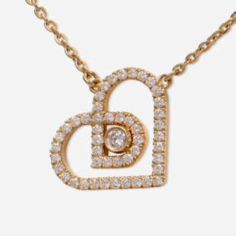 Love By Damas 18K Yellow Gold Diamond Necklace