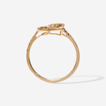 Love By Damas 18K Yellow Gold Diamond Ring