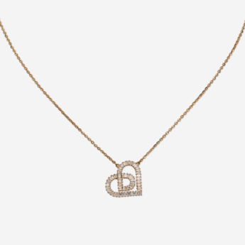 Love By Damas 18K Yellow Gold Diamond Necklace 