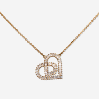 Love By Damas 18K Yellow Gold Diamond Necklace 