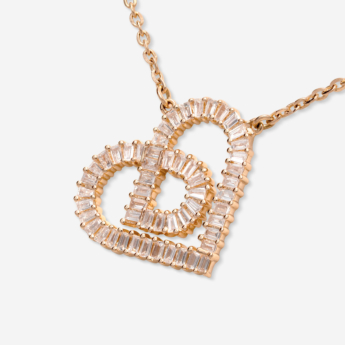 Love By Damas 18K Yellow Gold Diamond Necklace 