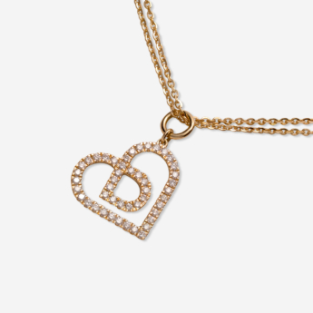Love By Damas 18K Yellow Gold Diamond Necklace 