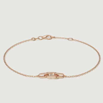Links DD Iconic 18k Rose Gold Diamond Bracelet
