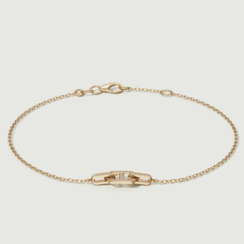 Links DD Iconica 18k Yellow Gold Diamond Bracelet
