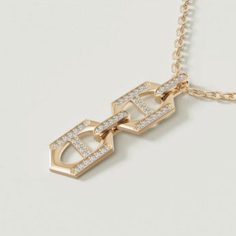 Links DD Iconica 18k Yellow Gold Necklace