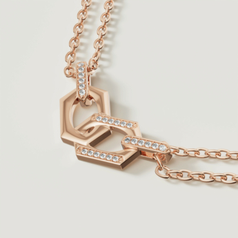 Links Forever Linked 18k Yellow Gold Diamond Necklace