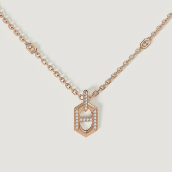 Links DD Iconica 18k Yellow Gold Diamond Necklace