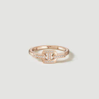 Links DD Iconica 18k Rose Gold Diamond Ring