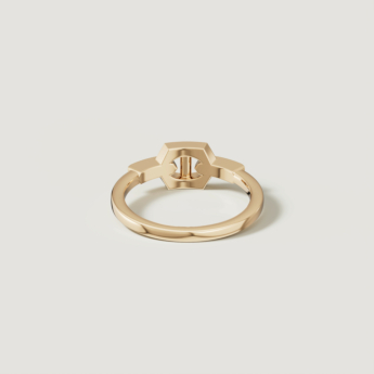 Links DD Iconica 18k Yellow Gold Diamond Ring