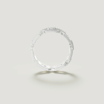 Links Luminara 18k White Gold Diamond Ring