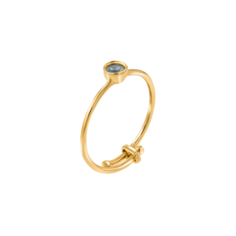 Children's Jewellery Ara Aquamarine March Birthstone Ring            