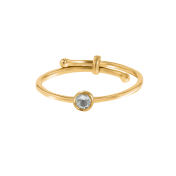 Children's Jewellery Ara Aquamarine March Birthstone Ring            