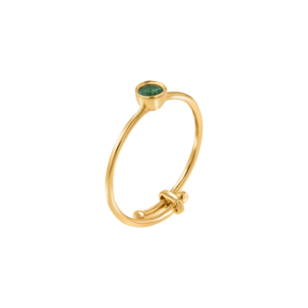 Children's Jewellery Ara Emerald May Birthstone Ring               