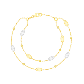 Prisma Oval Bracelet in 18K Gold