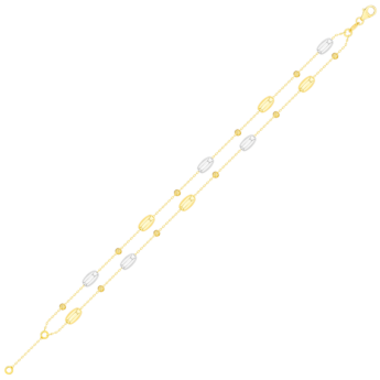 Prisma Oval Bracelet in 18K Gold