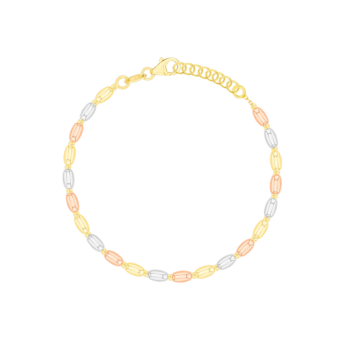Prisma Oval Bracelet in 18K Gold