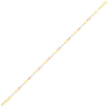 Prisma Oval Bracelet in 18K Gold