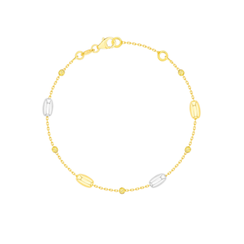 Prisma Oval Bracelet in 18K Gold