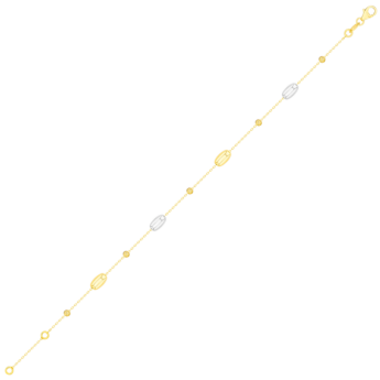 Prisma Oval Bracelet in 18K Gold