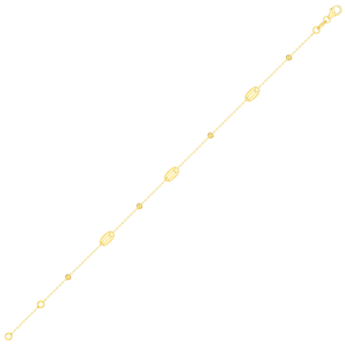 Prisma Oval Bracelet in 18K Gold