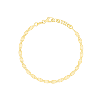Prisma Oval Bracelet in 18K Gold