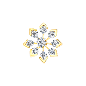 Nakshatra Diamond Earring in 18K Gold