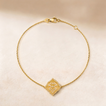 Izdihar Diamond Bracelet - 18K Yellow Gold