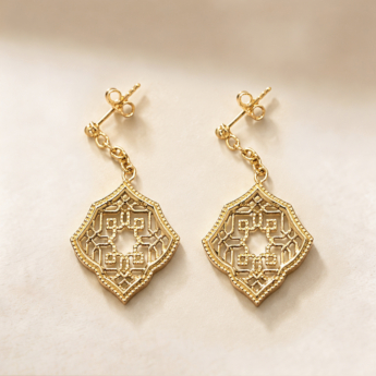 Shabaka Gold Earring - 18K Yellow Gold
