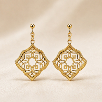 Shabaka Gold Earring - 18K Yellow Gold