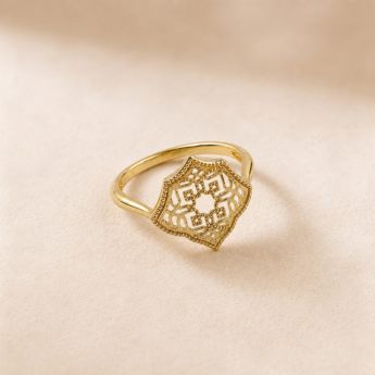 Shabaka Gold Ring - 18K Yellow Gold