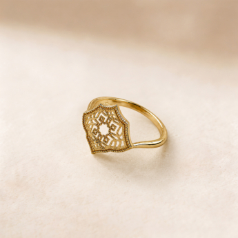 Shabaka Gold Ring - 18K Yellow Gold