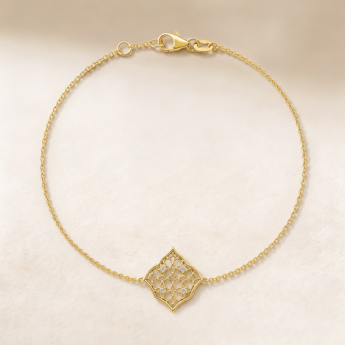 Najma Diamond Bracelet - 18K Yellow Gold