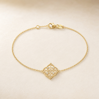 Najma Diamond Bracelet - 18K Yellow Gold