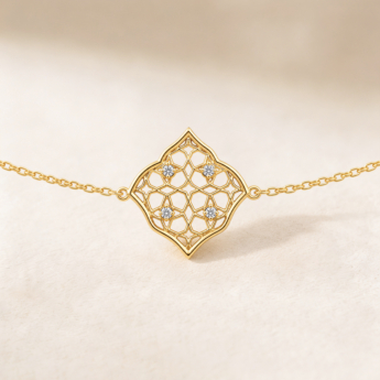 Najma Diamond Bracelet - 18K Yellow Gold