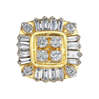 OneSixEight Cushion Shaped Diamond Stud Earrings  18K Yellow Gold